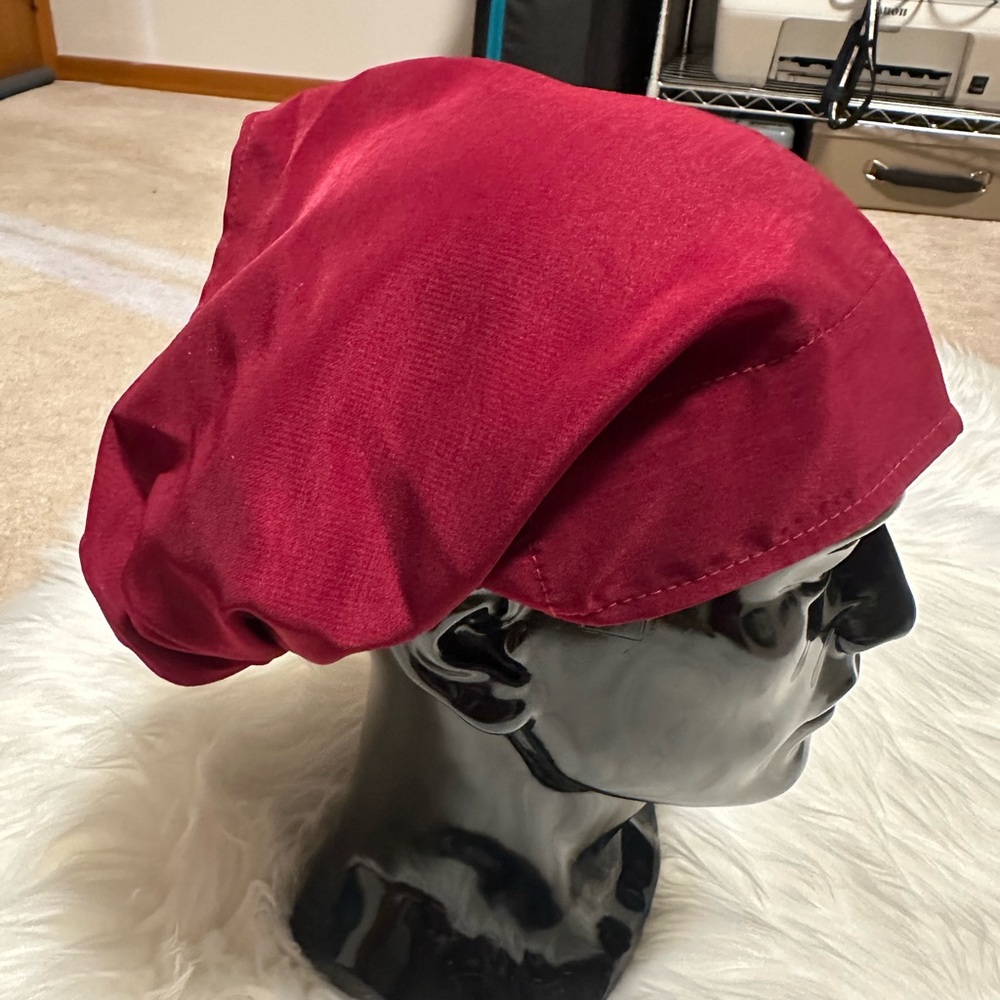 Maroon Cook Cap - Picture 3 of 4